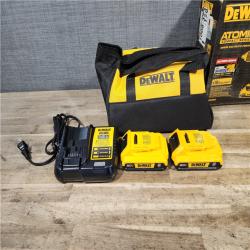 HOUSTON LOCATION - AS-IS DEWALT ATOMIC 20-Volt MAX Lithium-Ion Cordless (2-Tool) Combo Kit