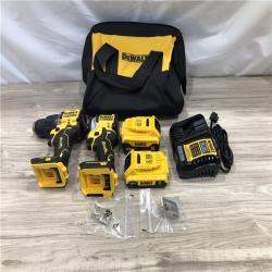 AS-IS DeWalt 20V MAX Atomic Cordless 2 Tool Compact Hammer Drill and Impact Driver Kit