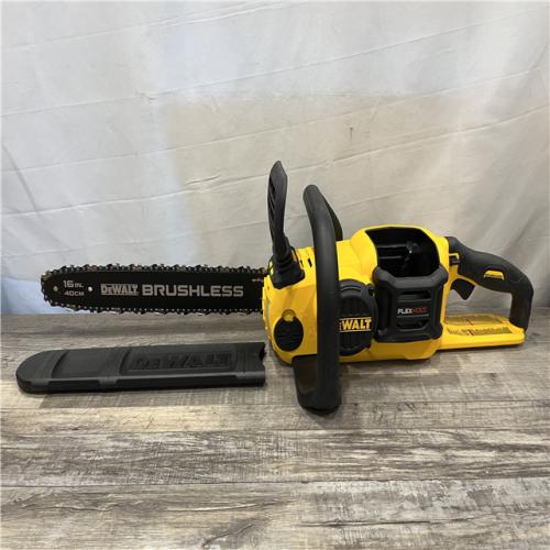 AS-IS DEWALT FLEXVOLT 60V MAX 16in. Brushless Cordless Battery Powered Chainsaw (Tool Only)