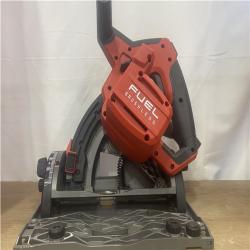 AS-IS Milwaukee FUEL 18V Lithium-Ion Cordless Brushless 6-1/2 in. Plunge Cut Track Saw (Tool-Only)