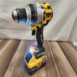 AS-IS DEWALT 20V XR Lithium-Ion Cordless Hammer Drill Kit with 8.0 Ah Battery, Charger and Kit Bag