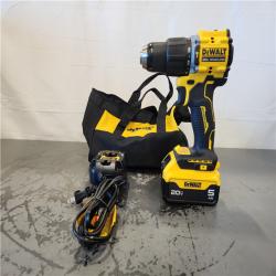 AS-IS- DEWALT ATOMIC 20V Lithium-Ion Cordless 1/2 in. Hammer Drill Kit