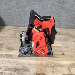 HOUSTON LOCATION - AS-IS (APPEARS LIKE NEW) Milwaukee FUEL 18V Lithium-Ion Cordless Brushless 6-1/2 in. Plunge Cut Track Saw (Tool-Only)