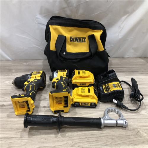 AS-IS DEWALT ATOMIC 20V MAX Lithium-Ion Cordless 2-Tool Combo Kit