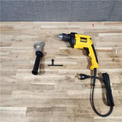 HOUSTON LOCATION - AS - IS DEWALT 7.8 Amp Corded 1/2 in. Variable Speed Reversible Hammer Drill