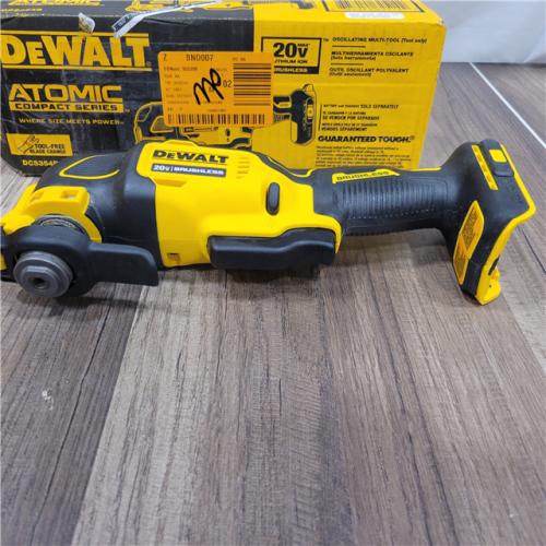 AS-IS DEWALT ATOMIC 20V MAX Cordless Brushless Oscillating Multi Tool (Tool Only)