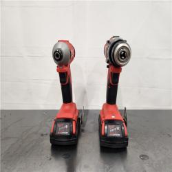 AS-IS- Milwaukee18V Lithium-Ion Brushless Cordless Compact Drill/Impact Combo Kit