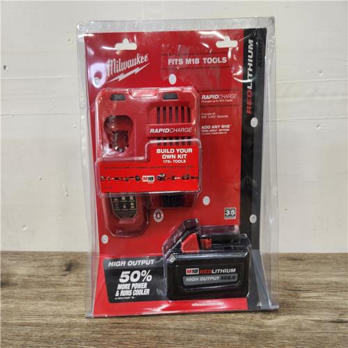 Phoenix Location SEALED Milwaukee M18 18-Volt Lithium-Ion HIGH OUTPUT Starter Kit with XC 8.0Ah Battery and Rapid Charger