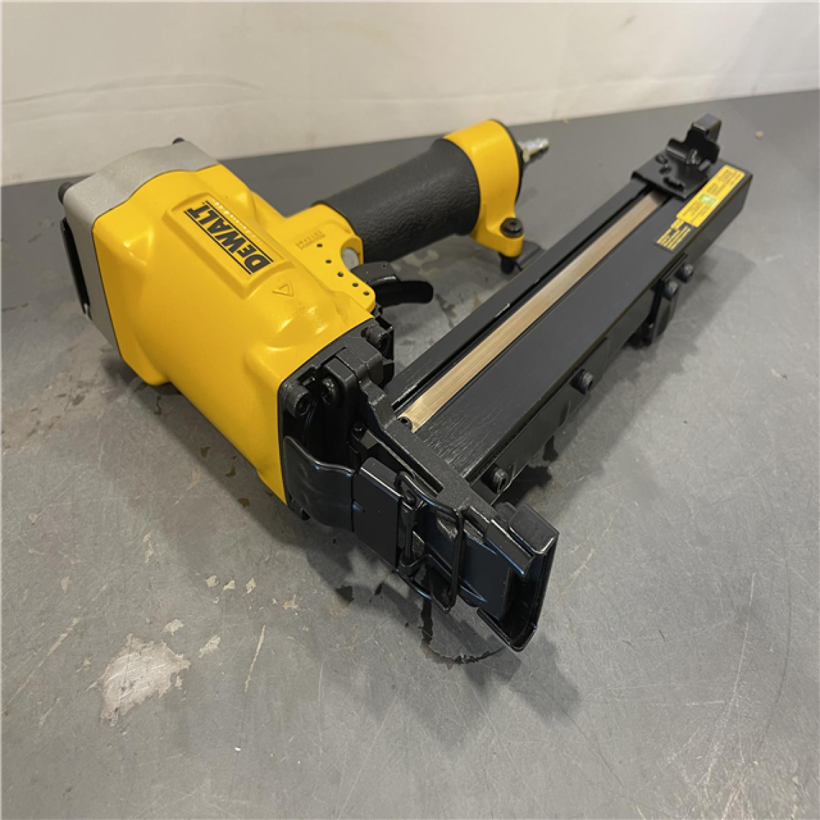 AS-IS - DeWalt Corded Pneumatic 16-Gauge 1 in. Crown Lathing Stapler