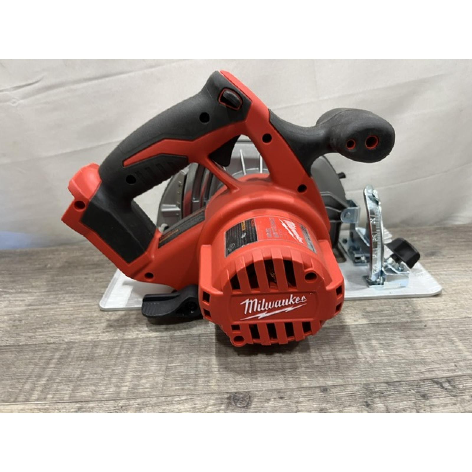 AS-IS Milwaukee 18V Lithium-Ion Cordless 6-1/2 in. Circular Saw (Tool-Only)