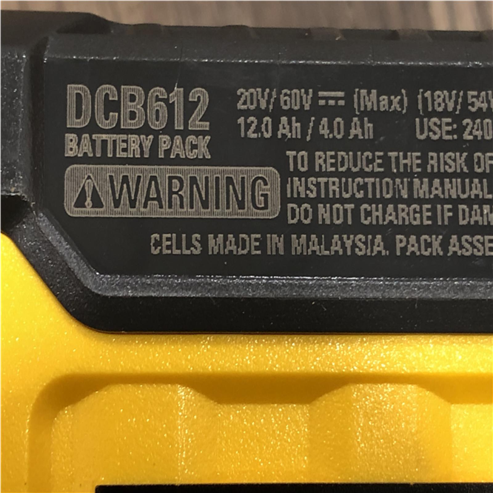 AS-IS DEWALT FLEXVOLT 20V/60V MAX Lithium-Ion 12.0Ah Battery