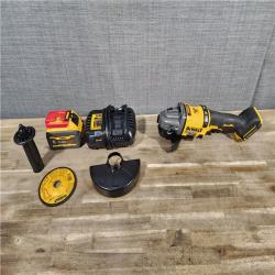 HOUSTON LOCATION - AS-IS DeWalt FLEXVOLT 60V Cordless 4-1/2 to 6 in. Grinder Kit (Battery & Charger)