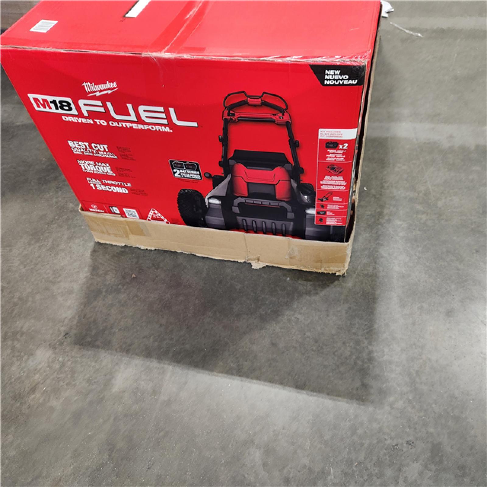 NEW- M18 FUEL Brushless Cordless 21 in. Walk Behind Dual Battery Self-Propelled Mower W/(2) 12.0Ah Battery and Rapid Charger