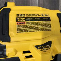 AS-IS DEWALT 20-Volt 21° Cordless Framing Nailer (Tool-Only)