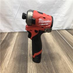 AS-IS Milwaukee FUEL SURGE 12V Lithium-Ion Brushless Cordless 1/4 in. Hex Impact Driver Compact Kit