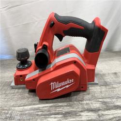 AS-IS Milwaukee 18V Lithium-Ion Cordless 3-1/4 in. Planer (Tool-Only)