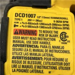 AS-IS DEWALT 20V MAX Brushless Cordless 1/2 3-Speed Hammer Drill (Tool-Only)