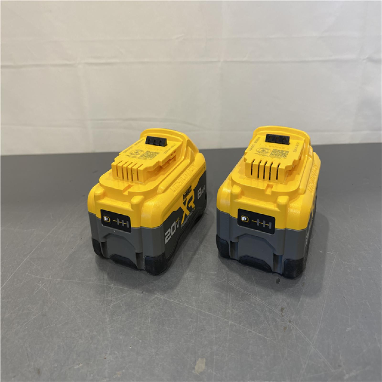 AS-IS - DEWALT 20V MAX XR Lithium-Ion 8.0 Ah Battery Pack (2-Pack)