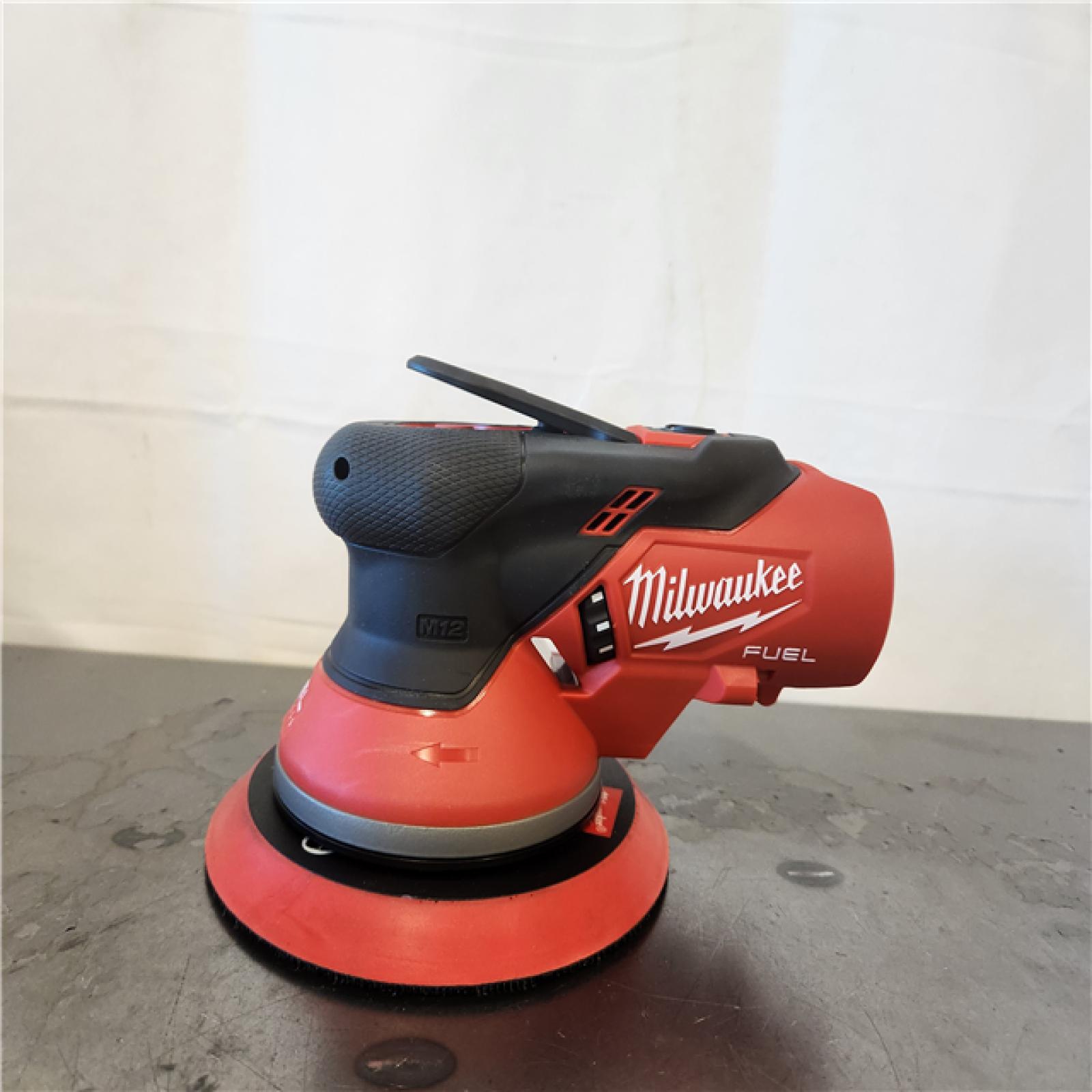 AS-IS- M12 FUEL 12V Lithium-Ion Brushless Cordless 6 in. Random Orbital Sander (3/16 in. Orbit) Tool-Only