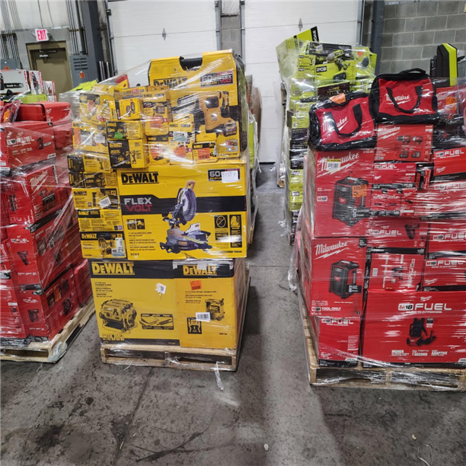 Pittston Location As-Is Power Tools Partial Truckload (12 Pallets) 8738-A