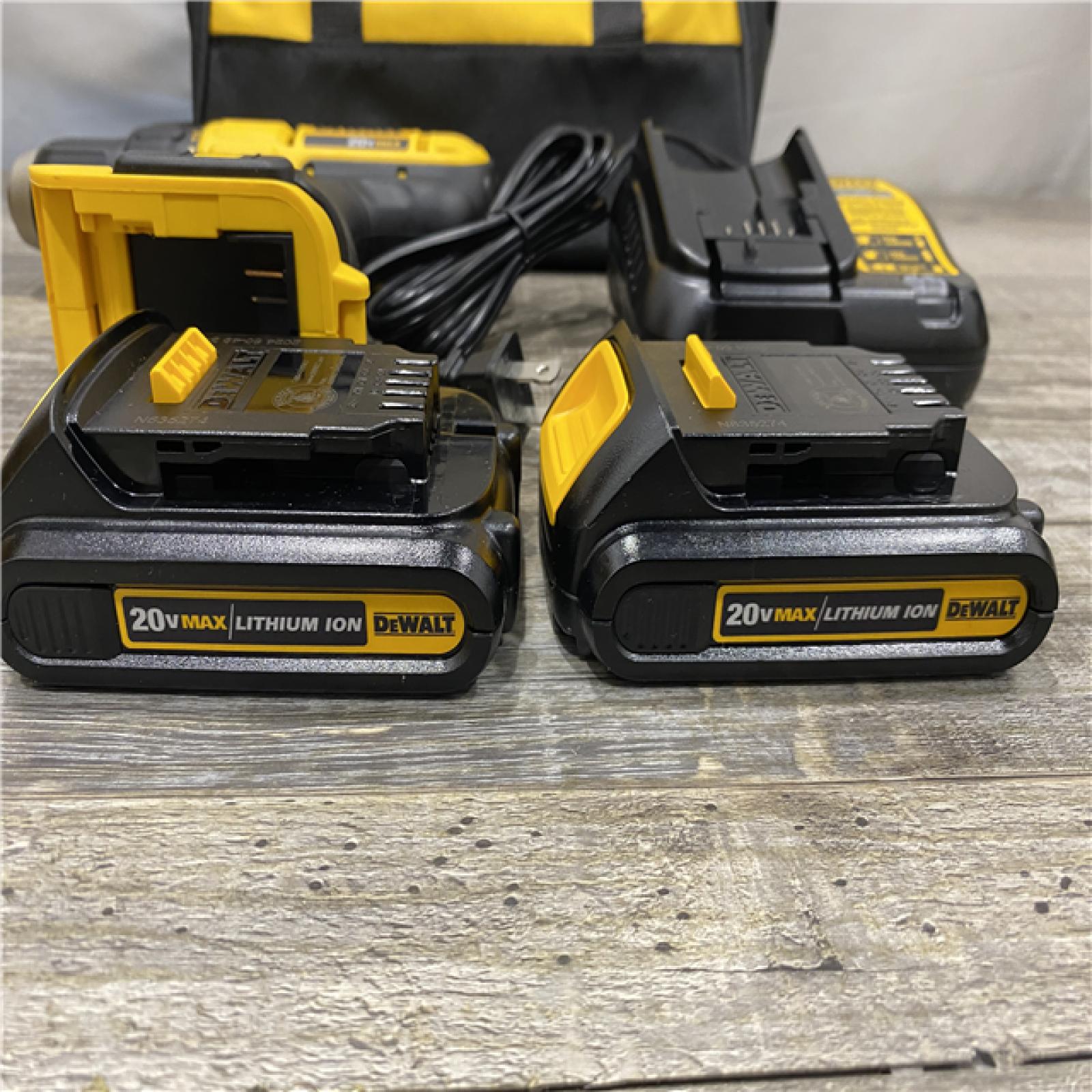 AS-IS DEWALT 20V MAX Cordless 1/2 in. Drill/Driver Kit