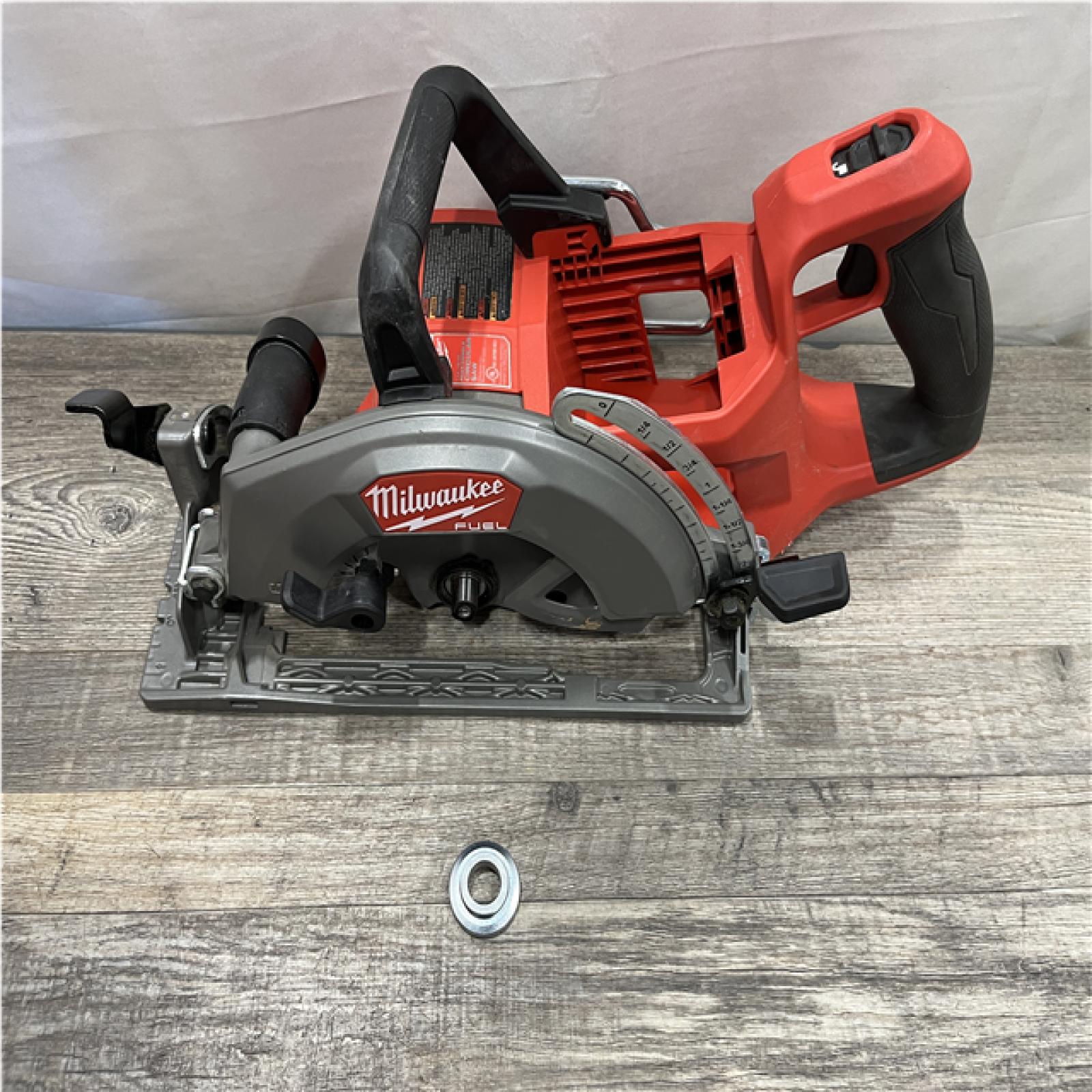 AS-IS Milwaukee FUEL 18V Lithium-Ion Cordless 7-1/4 in. Rear Handle Circular Saw (Tool-Only)