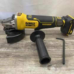 AS-IS DEWALT 20V XR Cordless 4-1/2. in. to 5 in. Variable Speed Angle Grinder (Tool Only)