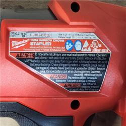 HOUSTON LOCATION - AS-IS Milwaukee FUEL 18-Volt Lithium-Ion Brushless Cordless 18-Gauge 1/4 in. Narrow Crown Stapler (Tool-Only)