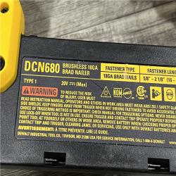 AS-IS DEWALT 20V MAX XR Lithium-Ion Electric Cordless 18-Gauge Brad Nailer (Tool Only)