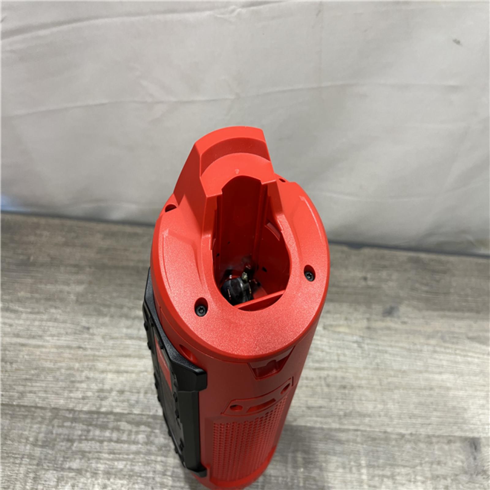 AS-IS Milwaukee 12-Volt Lithium-Ion Cordless Bluetooth Jobsite Speaker with PACKOUT Compatibility
