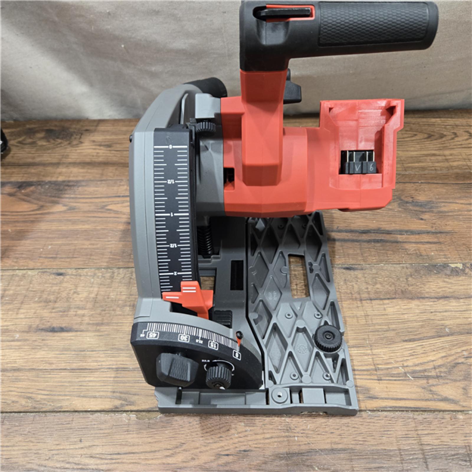 AS-IS Milwaukee M18 FUEL 18V Lithium-Ion Cordless Brushless 6-1/2 in. Plunge Cut Track Saw (Tool-Only)