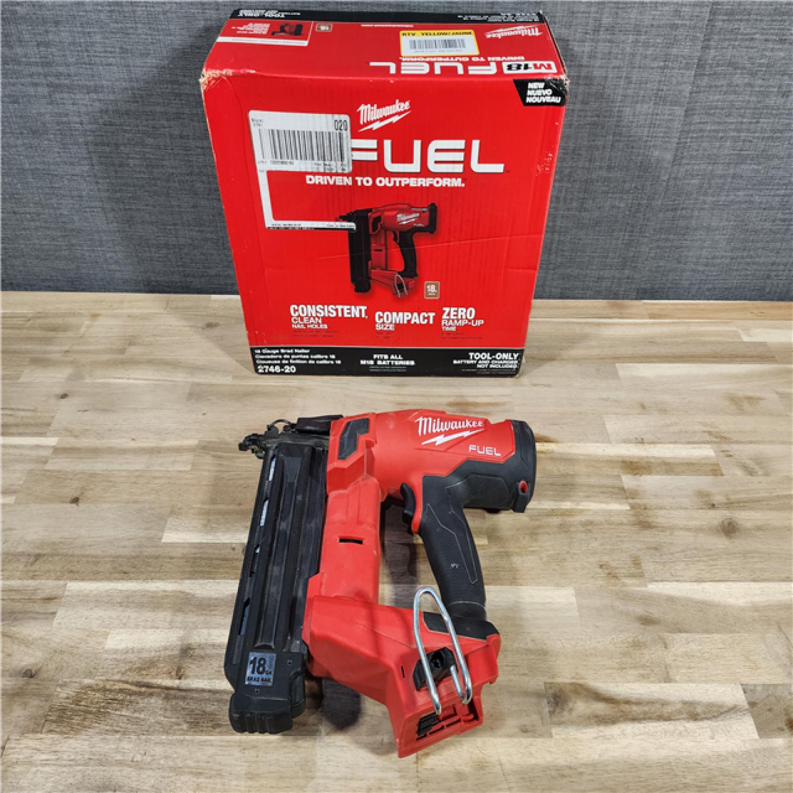 HOUSTON LOCATION - AS-IS Milwaukee M18 Fuel 18V Brushless 18-Gauge Brad Nailer 2746-20 (Bare Tool)