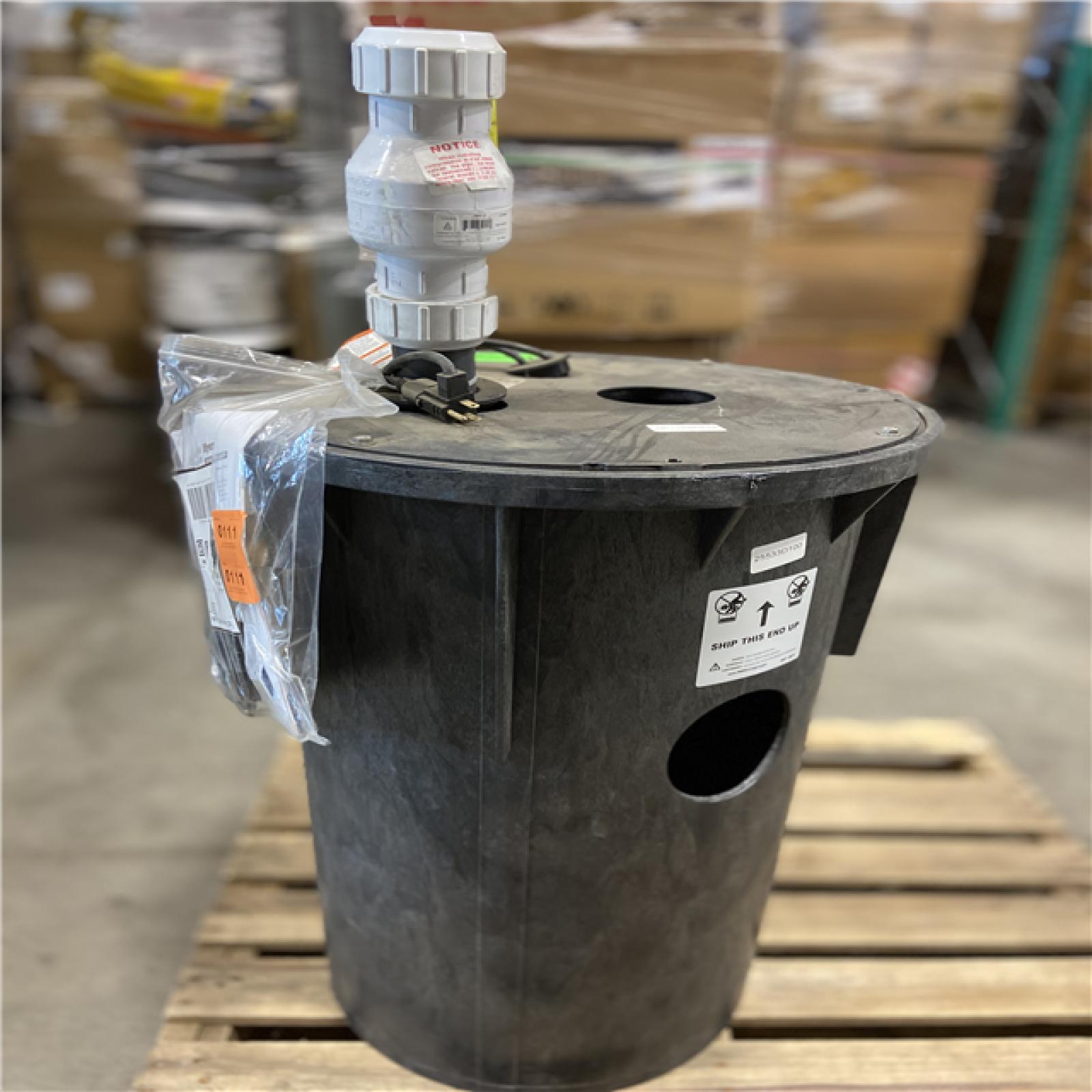 DALLAS LOCATION - Myers SR1830-23-2 Cast Iron 0.4 HP Packaged Sewage Pump