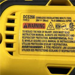 AS-IS DEWALT 20V MAX XR Cordless Brushless 3-Speed Oscillating Multi Tool Kit