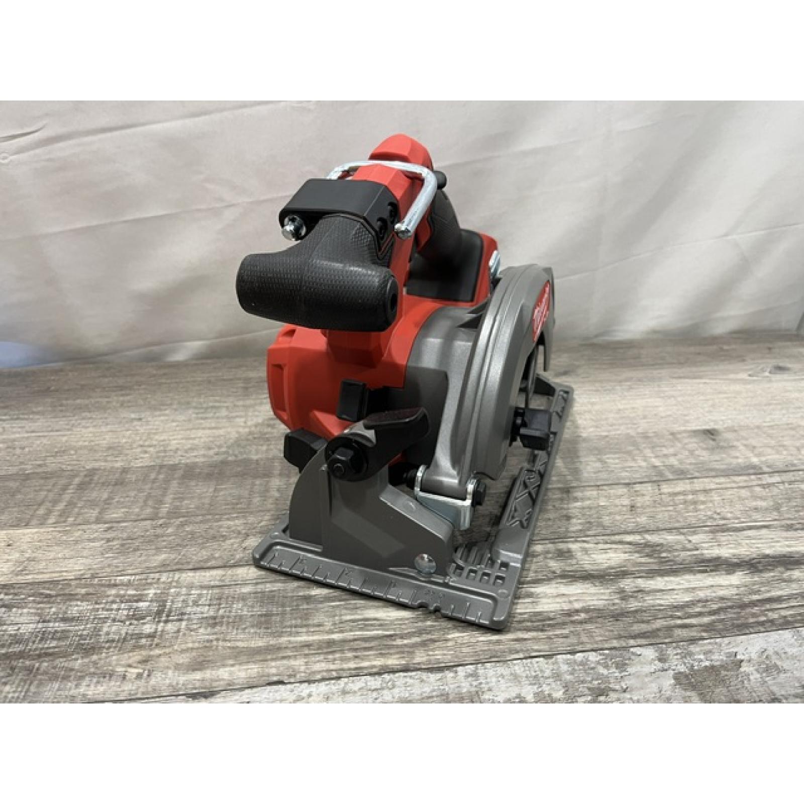 AS-IS Milwaukee FUEL 18V Lithium-Ion Brushless Cordless 6-1/2 in. Circular Saw (Tool-Only)