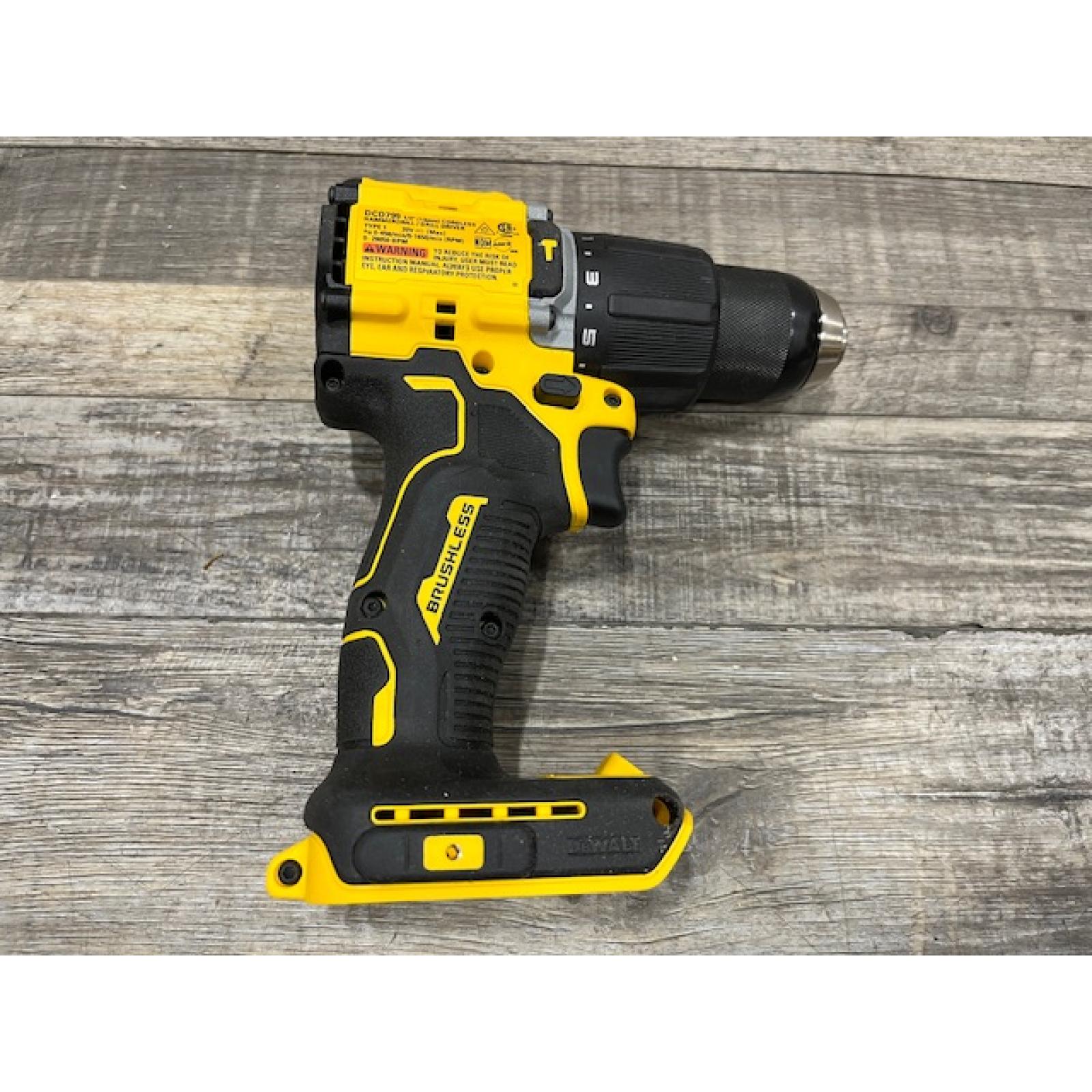 AS-IS DEWALT ATOMIC 20V Lithium-Ion Cordless 1/2 in. Hammer Drill Kit