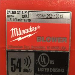 AS-IS - Milwaukee FUEL 120 MPH 500 CFM 18V Lithium-Ion Brushless Cordless Handheld Blower (Tool-Only)