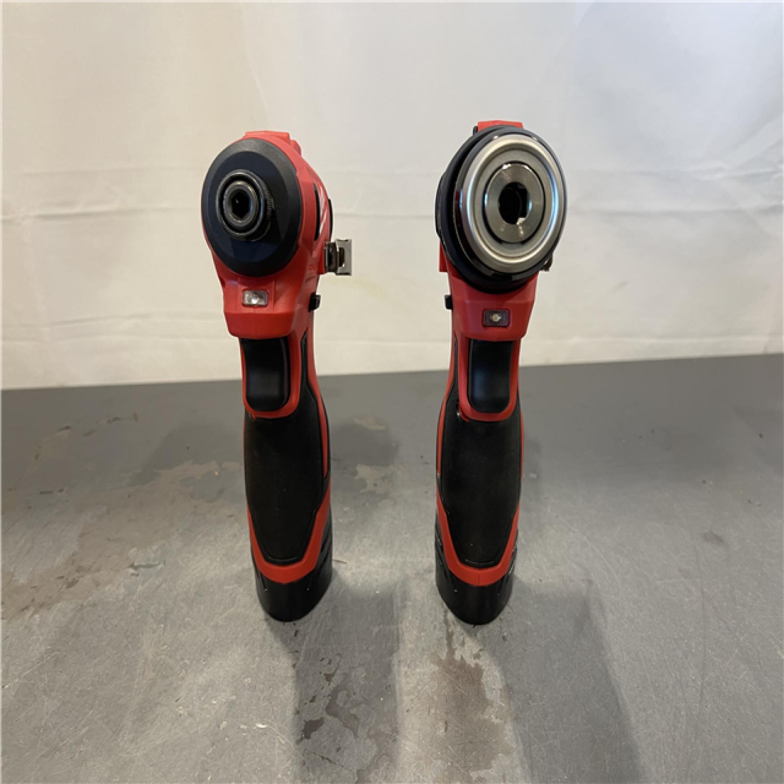 AS-IS - Milwaukee M12 FUEL 12-Volt Lithium-Ion Brushless Cordless Hammer Drill and Impact Driver Combo Kit