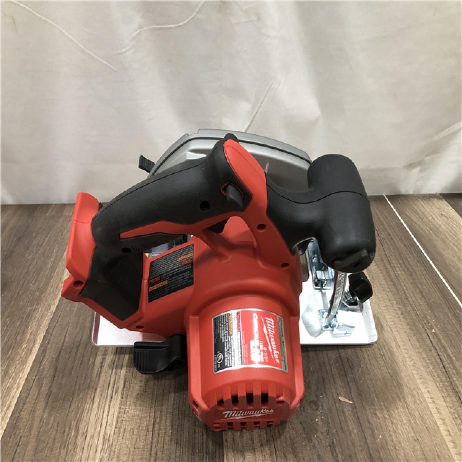 AS-IS Milwaukee 18V Lithium-Ion Cordless 6-1/2 in. Circular Saw (Tool-Only)