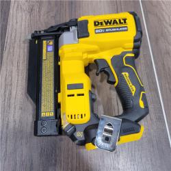 AS-IS  DeWalt DCN623D1 20-Volt MAX Atomic Compact Cordless Pin Nailer Kit  Brushless Motor  23 Gauge  Battery - Quantity 1
