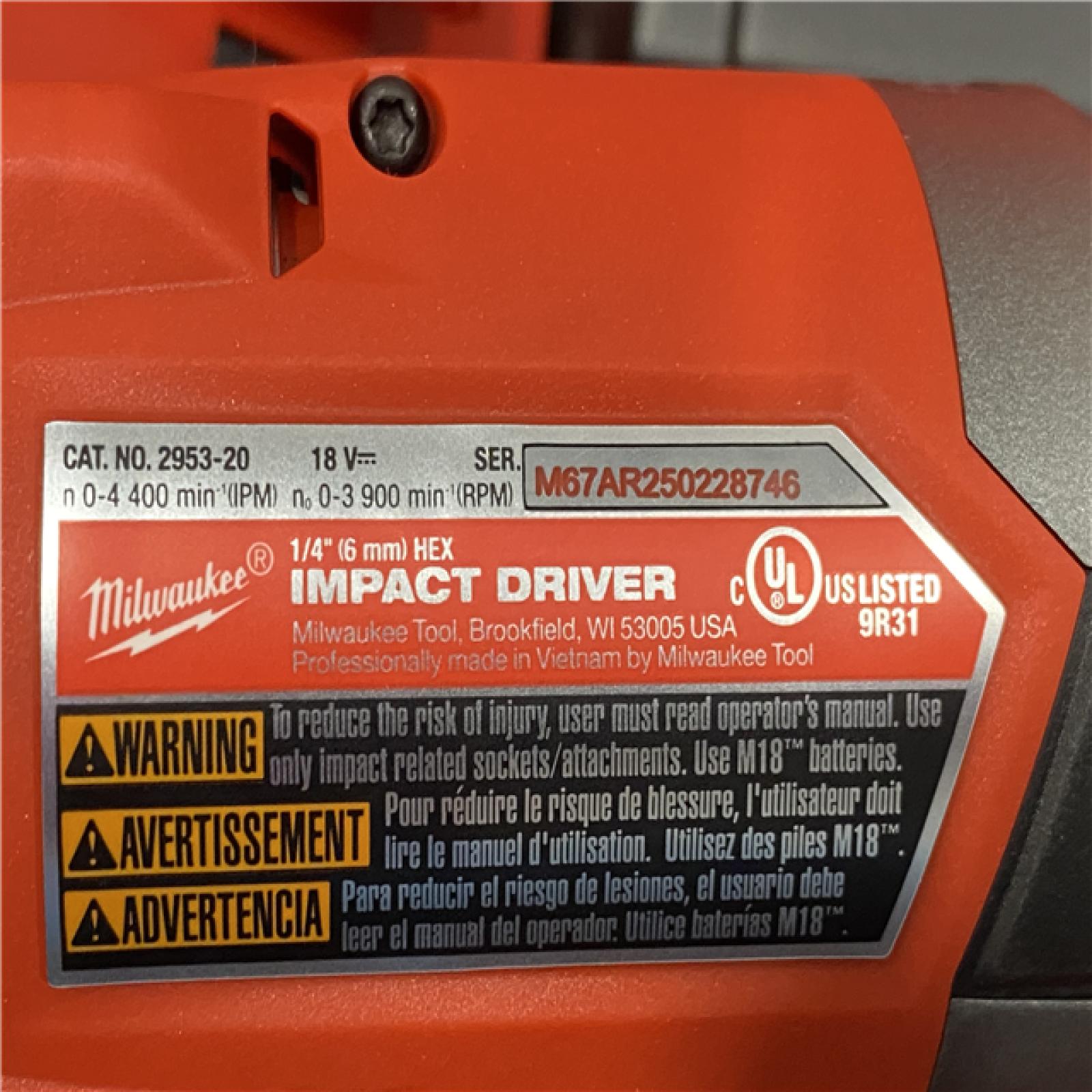 AS-IS Milwaukee FUEL 18V Lithium-Ion Brushless Cordless Hammer Drill and Impact Driver Combo Kit