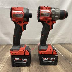 AS-IS Milwaukee M18 FUEL 18V Lithium-Ion Brushless Cordless Hammer Drill and Impact Driver Combo Kit