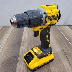 GOOD DEWALT ATOMIC 20-Volt Lithium-Ion Cordless 1/2 in. Compact Hammer Drill with 3.0Ah Battery, Charger and Bag