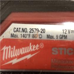 AS-IS Milwaukee Electric Tools 2579-20 M12 Stick Transfer Pump