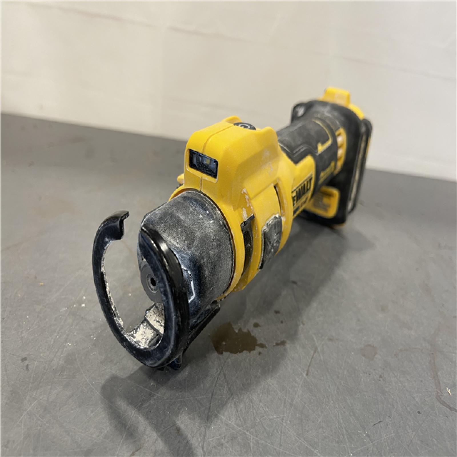AS-IS - DEWALT XR 20V Lithium-Ion Cordless Rotary Drywall Cut-Out Tool