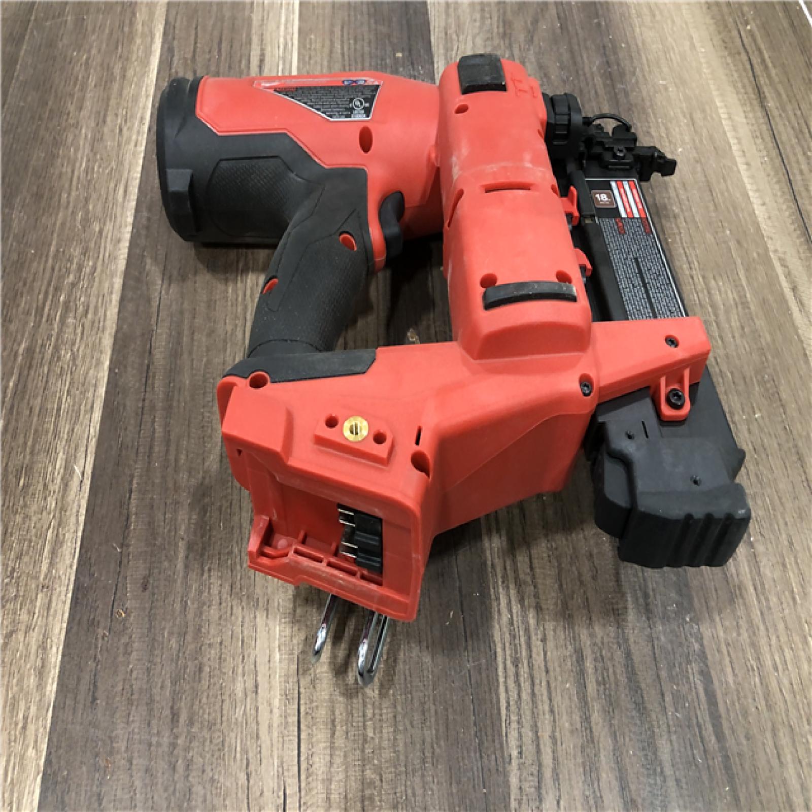 AS-IS Milwaukee FUEL 18-Volt Lithium-Ion Brushless Cordless Gen II 18-Gauge Brad Nailer (Tool-Only)