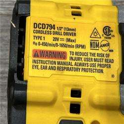 AS-IS DEWALT ATOMIC 20-Volt MAX Lithium-Ion Cordless Combo Kit
