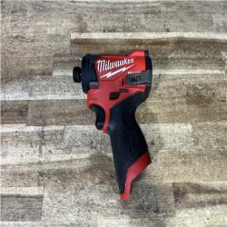 Houston Location AS-IS Milwaukee FUEL 12V Lithium-Ion Brushless Cordless 1/4 in. Hex Impact Driver (Tool-Only)