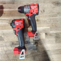 HOUSTON LOCATION - AS-IS (APPEARS LIKE NEW) Milwaukee FUEL 18V Lithium-Ion Brushless Cordless Hammer Drill and Impact Driver Combo Kit