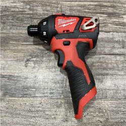 AS-IS Milwaukee 12V Lithium-Ion Cordless 1/4 in. Hex Screwdriver Kit
